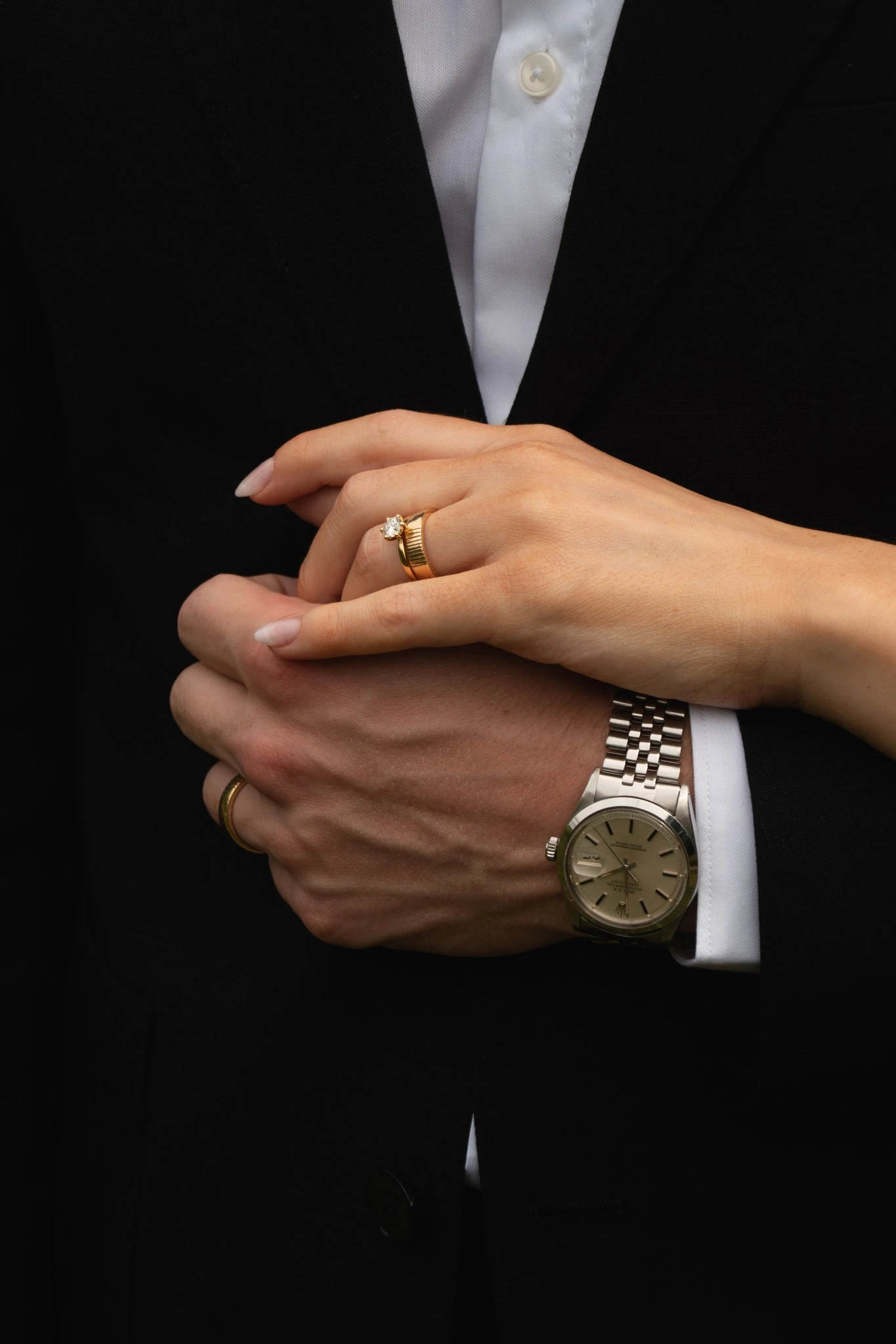 Rings and watch