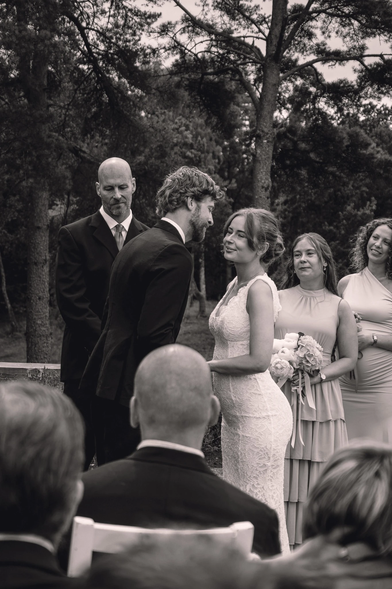Ceremony with the wedding party