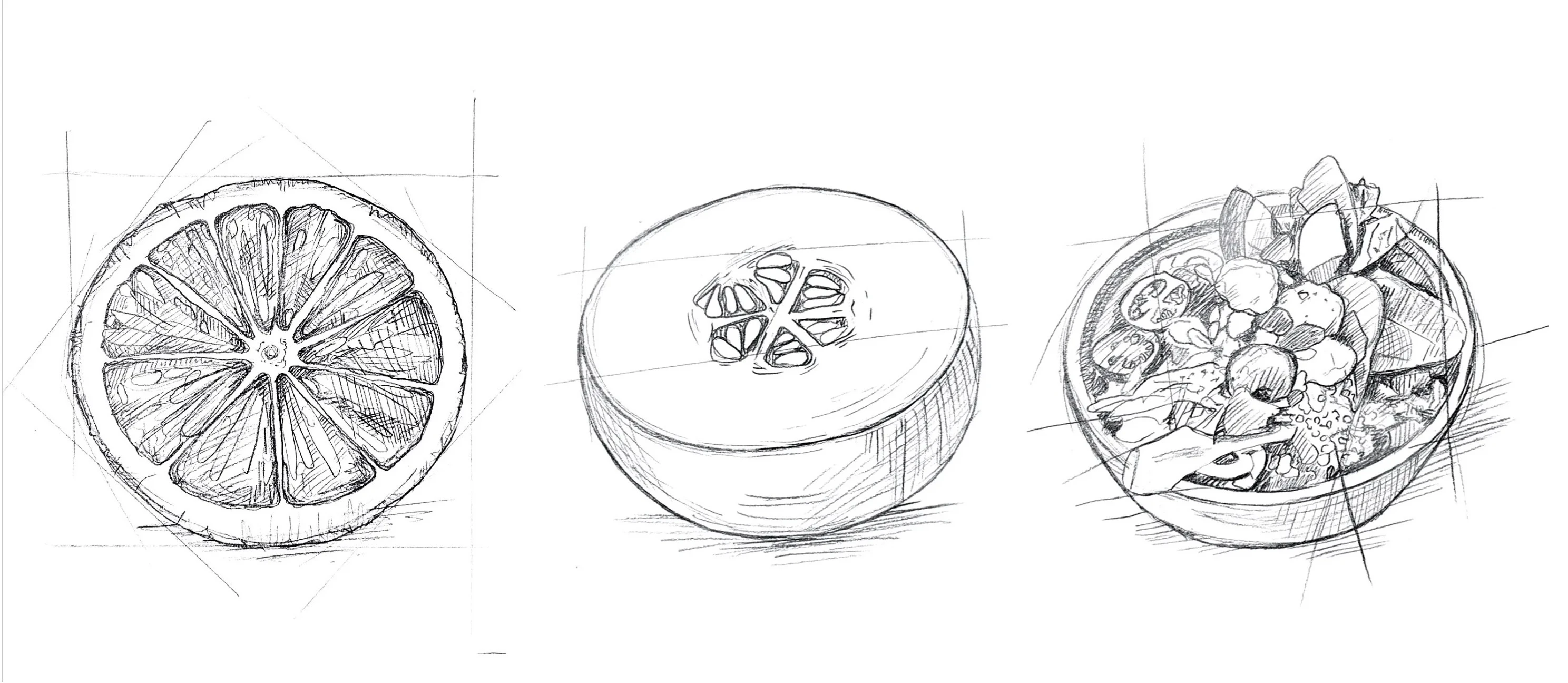Fruit Sketches